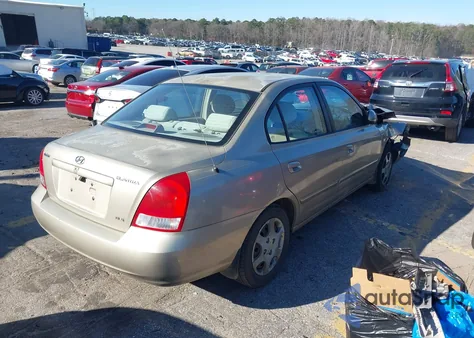 2002 Hyundai Elantra Gls z USA, uszkodzony, nr VIN KMHDN45D62U320341